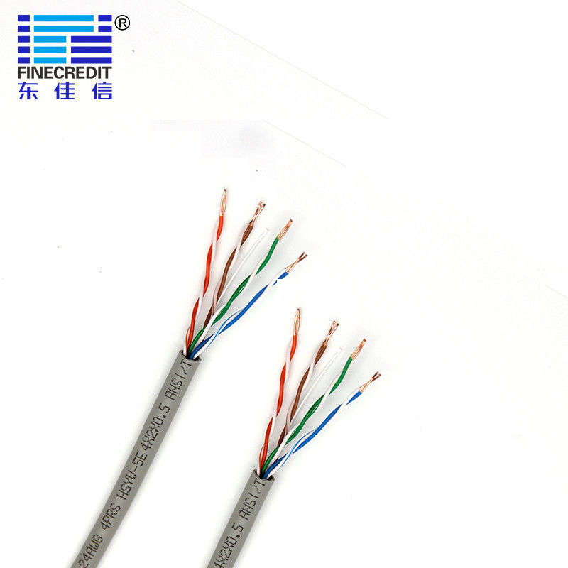 Non Shielding Cat5e Utp Patch Cord , CE HDPE Category 5e Ethernet Cable